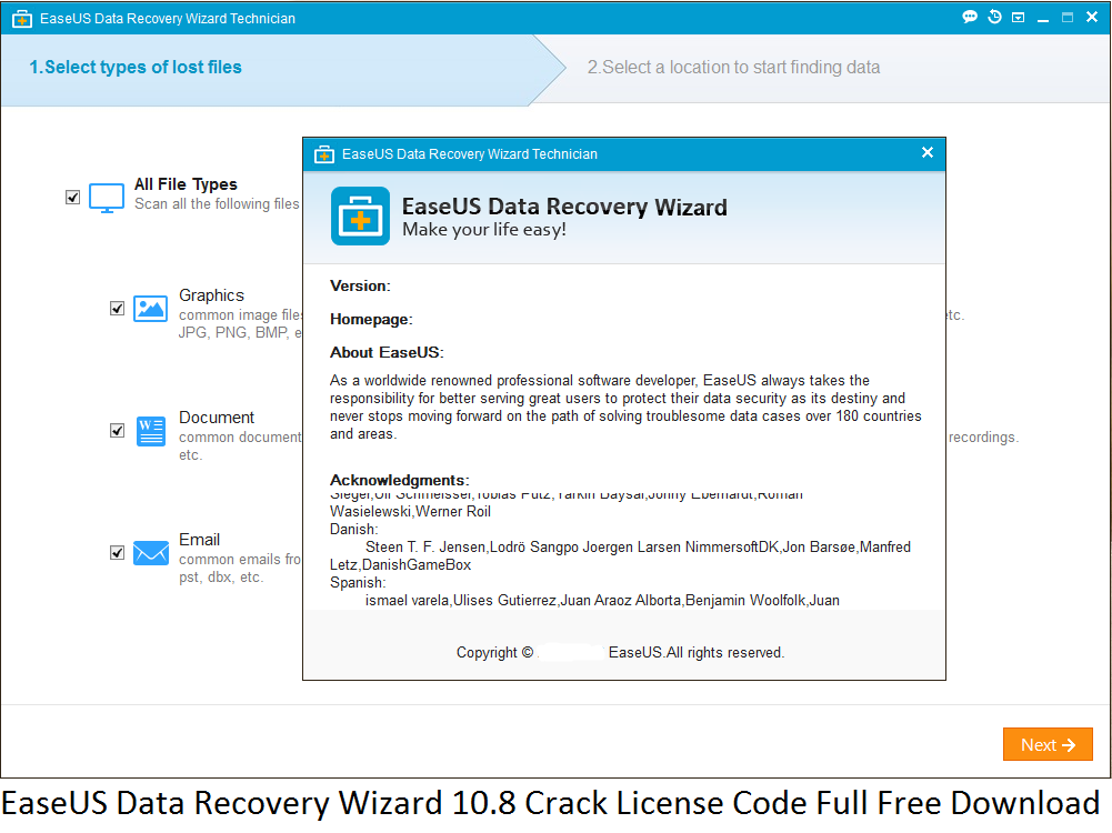 Easeus Data Recovery Wizard 6.1 Serial Key Free Download